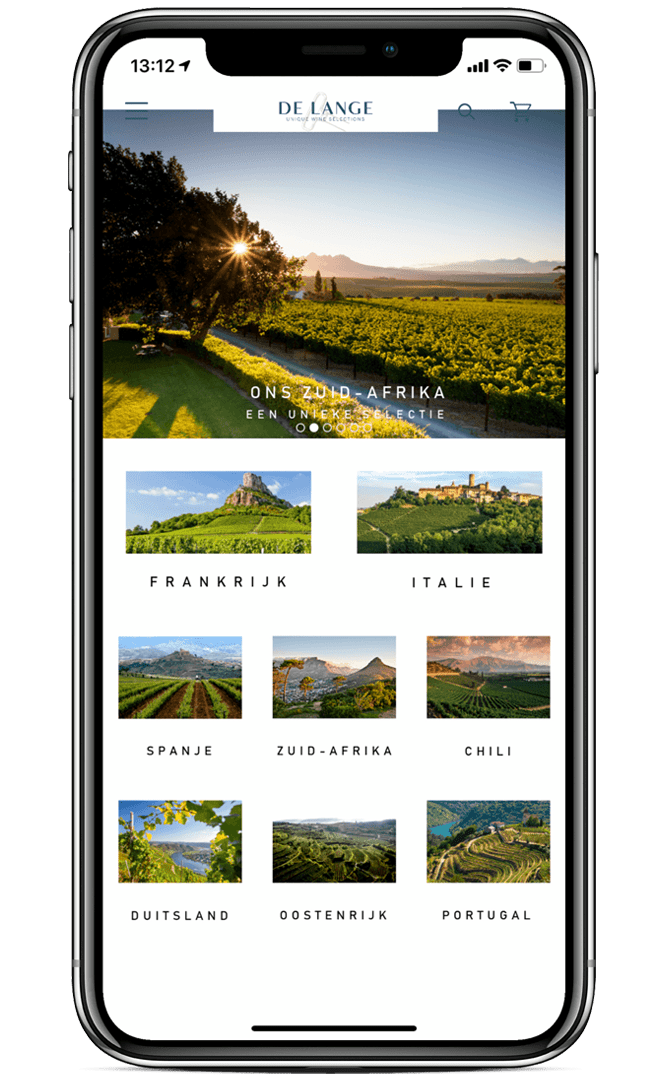 De lange unique wines pwa