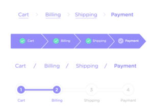 mobile checkout flow